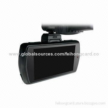 Unlimited cycle recording car DVR with 120-degree wide angle, support HDMI, G-sensor